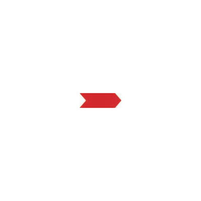 Inspection Arrows, Paper 1/4"x3/8", 3" Core 6.4 mil, Fl. Red 5000/Pk